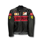 Ferrari Leather Jacket - Black