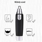 Nose Hair Trimmer Battery-Operated Ear and Nose Hair Trimmer Clipper Painless