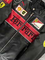 Ferrari Leather Jacket - Black